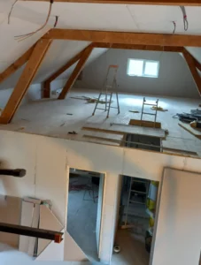 Aménagement d'intérieur avec réalisation d'un mezzanine